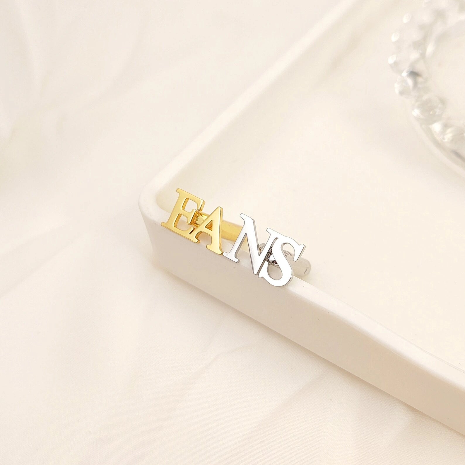 Custom Initial Name Cufflinks – Personalized Handcrafted Monogram Jewelry for Men, Groom Accessories