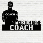 Moskai Personalized Coach Desk Nameplate | Custom Professional Coach Table Name Sign