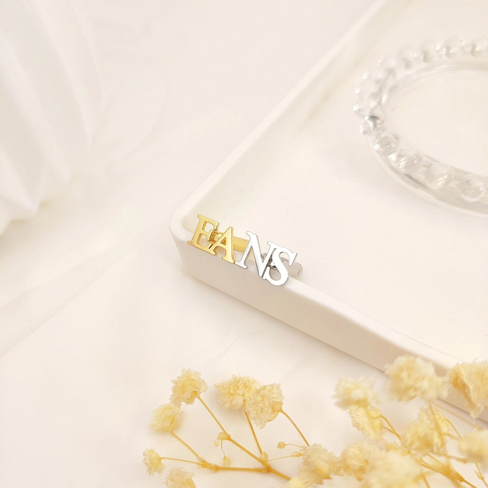 Custom Initial Name Cufflinks – Personalized Handcrafted Monogram Jewelry for Men, Groom Accessories