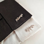 Handcrafted Name Cufflinks – Personalized Monogram Jewelry for Men Grooms, Weddings & Formal Wear