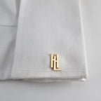 Personalized Initial Name Cufflinks for Men – Custom Handcrafted Monogram Jewelry for Grooms, Weddings & Formal Wear