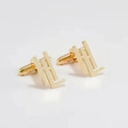 Personalized Initial Name Cufflinks for Men – Custom Handcrafted Monogram Jewelry for Grooms, Weddings & Formal Wear