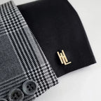 Personalized Initial Name Cufflinks for Men – Custom Handcrafted Monogram Jewelry for Grooms, Weddings & Formal Wear