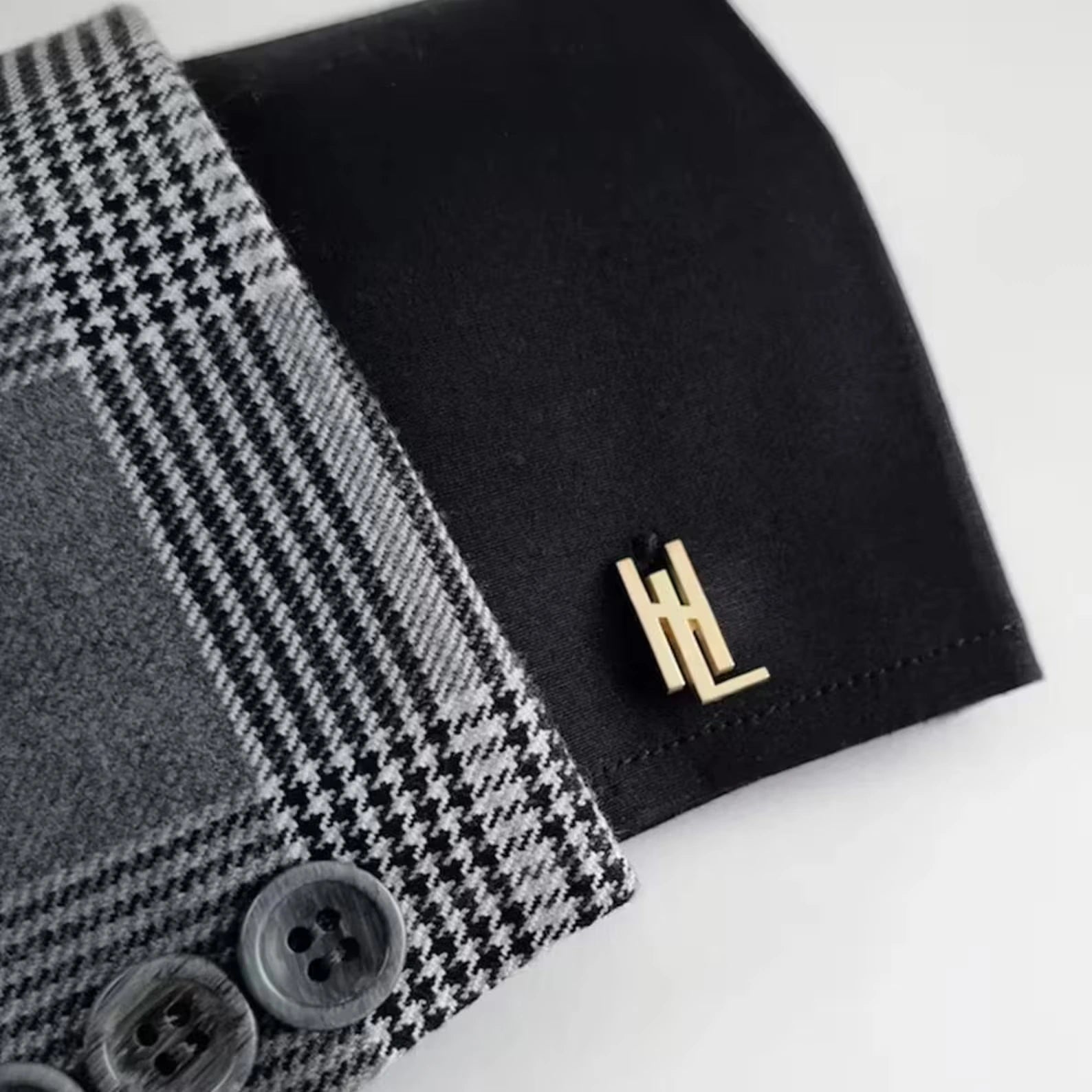 Personalized Initial Name Cufflinks for Men – Custom Handcrafted Monogram Jewelry for Grooms, Weddings & Formal Wear