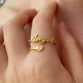 personalised rings, initial rings, name rings, name ring, gold initial ring, personalized rings for women, rings for women, silver ring for women, custom name ring, custom rings for women, rose gold rings for women, minimalist rings