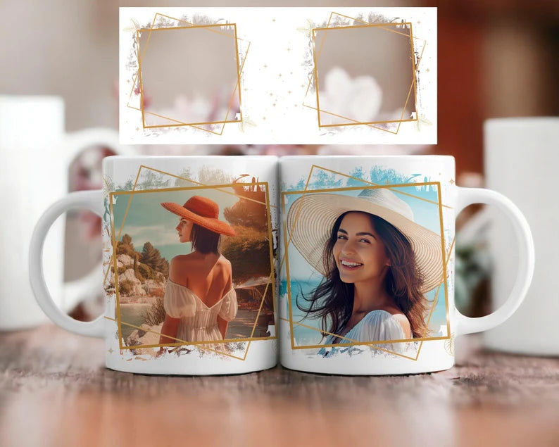 Moskai 2 Photo Mug Sublimation PNG Template – Custom 11oz & 15oz Mug Wrap Design for Cricut Mug Press