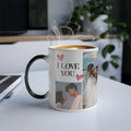 Moskai Personalized Heat Sensitive Magic Mug – Custom Photo Valentine’s Day Gift Coffee Cup