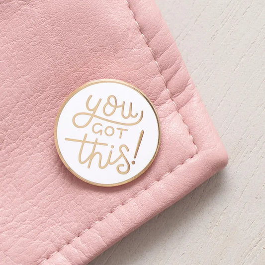 Moskai “You Got This” Hard Enamel Pin – Motivational Premium Lapel Badge