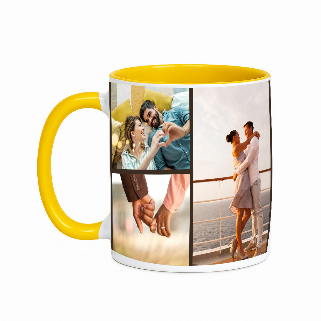 Anniversary Celebration Ceramic Mug for Couples Romantic Gift by Moskai