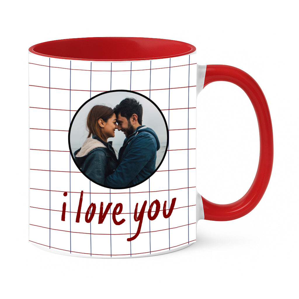 Moskai Romantic You + Me = We Personalized Mug for Couples