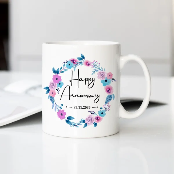 happy marriage anniversary coffee mug