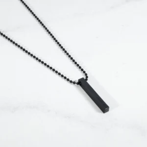 Customised Cuboid Bar Name Necklace