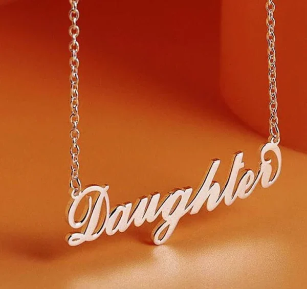 personalised name necklace