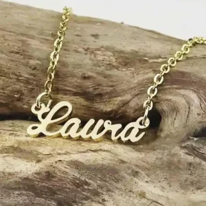 customised name necklace for women