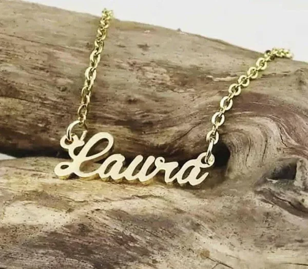 customised name necklace for women