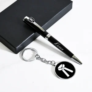 Customise Name Advocate Pen with Keychain