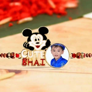 Mickey Kids Photo Rakhi