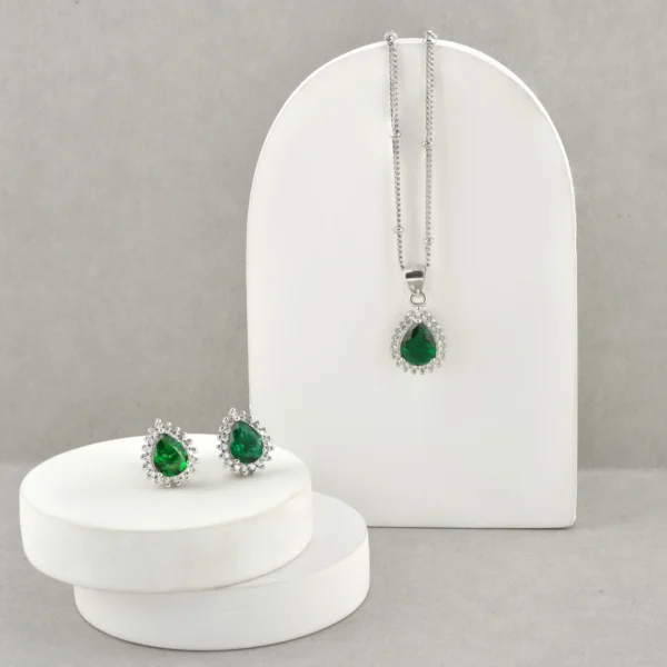 925 Sterling Silver Pendant Set